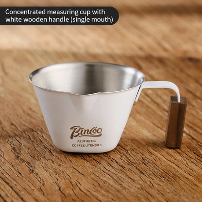 Stainless Steel Espresso Measuring Cup – Just Coffee Ounce Scale Edition