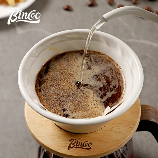 Pour Over Coffee Dripper Set 400ml – Just Coffee Ceramic Filter Pot