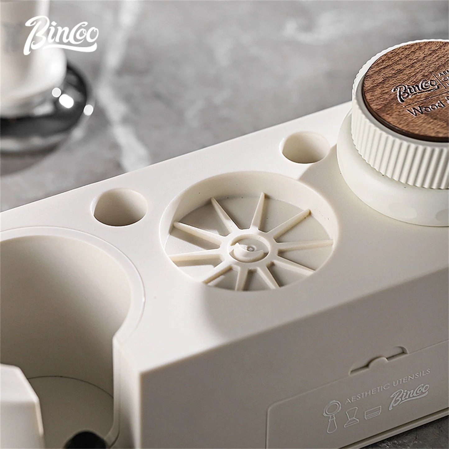 Espresso Tamping Base 51–58mm – Just Coffee Adjustable Barista Station