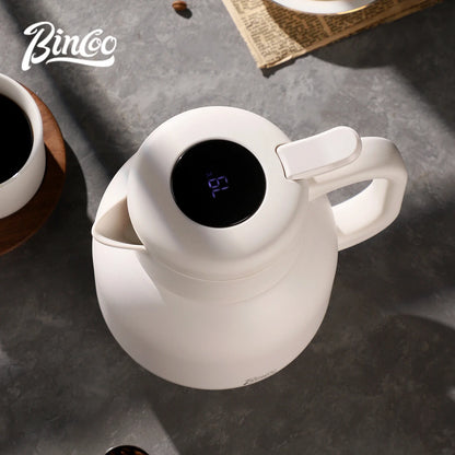 Stainless Steel Thermos Coffee Pot – Just Coffee Intelligent Display Edition