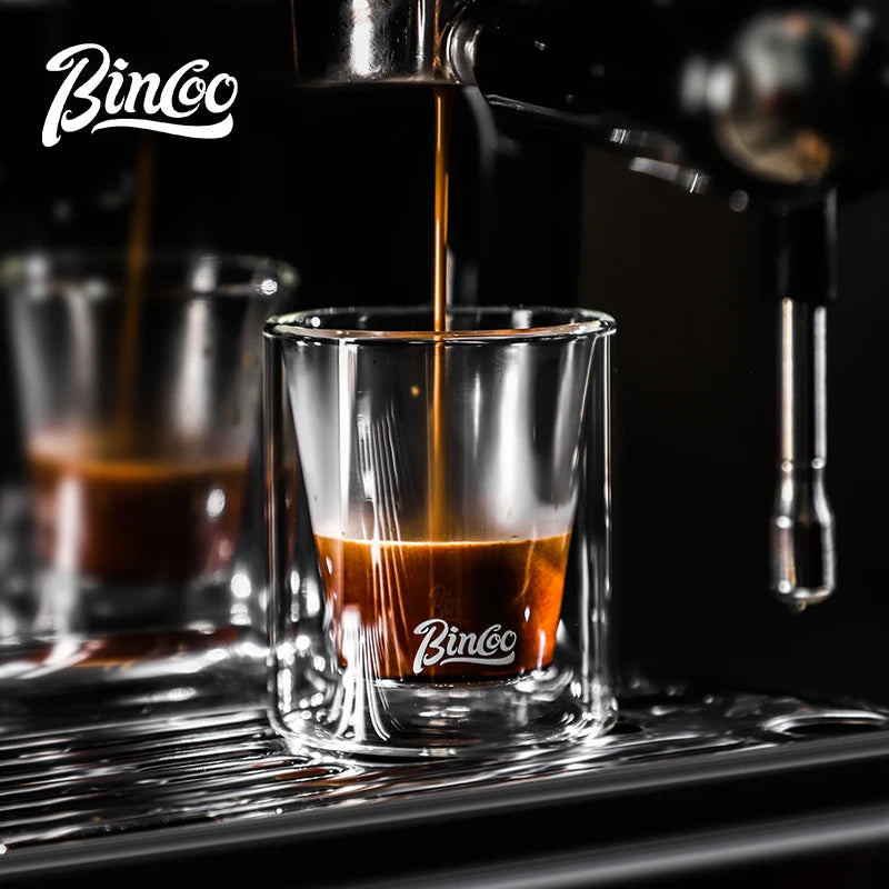 Double Wall Glass Coffee Mug 120ml – Just Coffee Espresso Edition