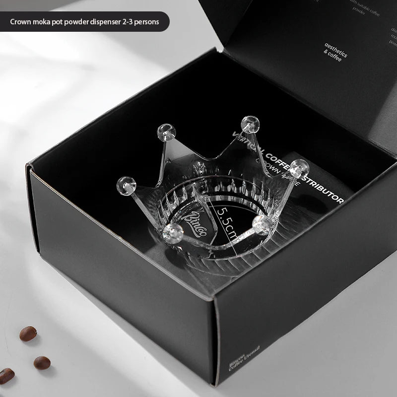 Moka Pot Dosing Ring – Just Coffee Crown Anti-Spill Edition
