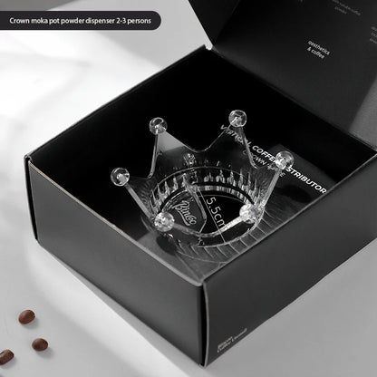 Moka Pot Dosing Ring – Just Coffee Crown Anti-Spill Edition