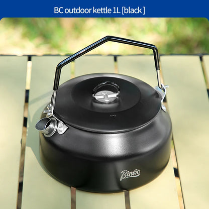 Outdoor Coffee Kettle 1L – Just Coffee Stainless Steel Camping Edition