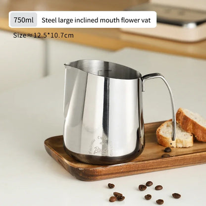 Stainless Steel Latte Art Milk Jug – Just Coffee Professional Edition