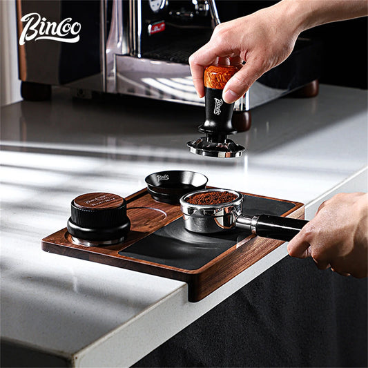 Italian Coffee Tamping Pad Set 51/58mm – Just Coffee Walnut Work Board