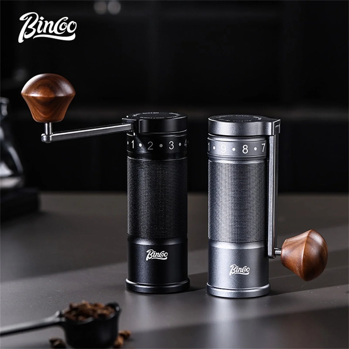 Manual Coffee Grinder – Just Coffee Portable Stainless Steel Burr Mill