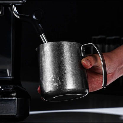 Stainless Steel Milk Frothing Jug – Just Coffee Latte Art Edition