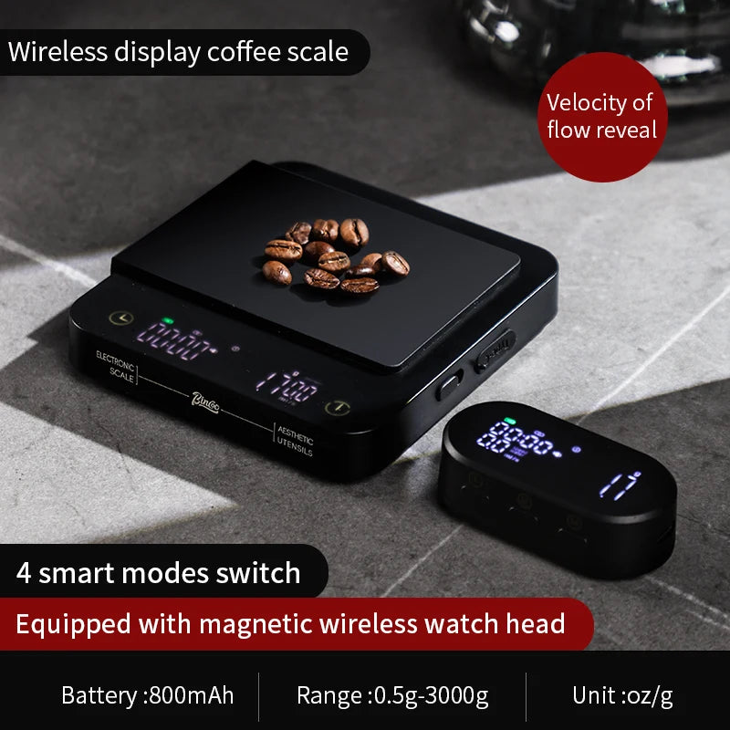 LED Digital Coffee Scale 3kg – Just Coffee Wireless Rechargeable Edition