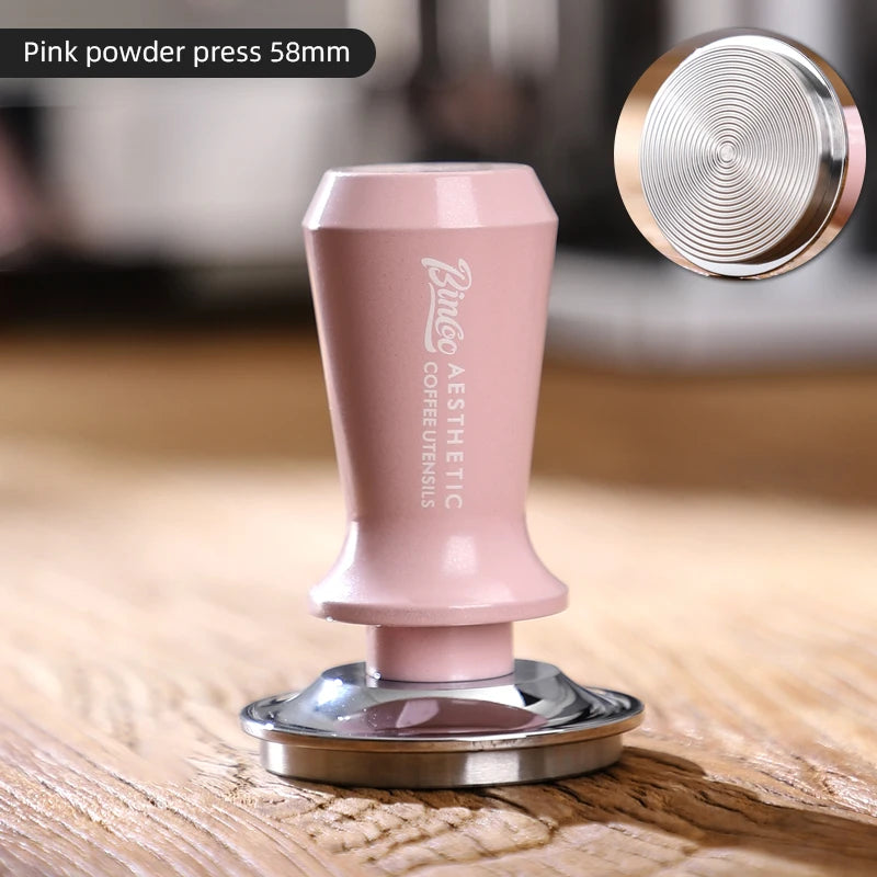 Coffee Tamper & Distributor 51/58mm – Just Coffee Calibrated Spring Leveler