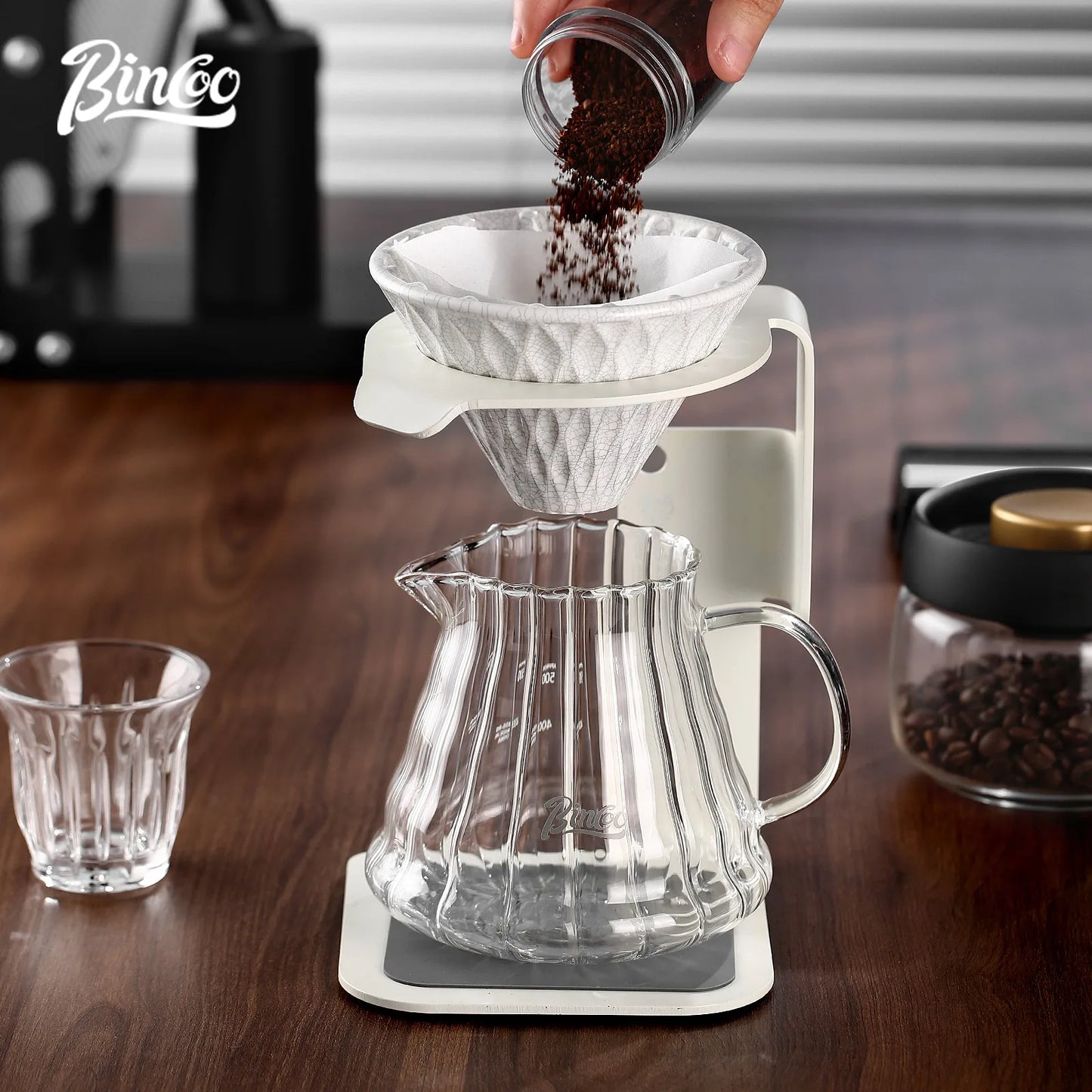 Stainless Steel Coffee Drip Holder – Just Coffee Portable Brew Stand