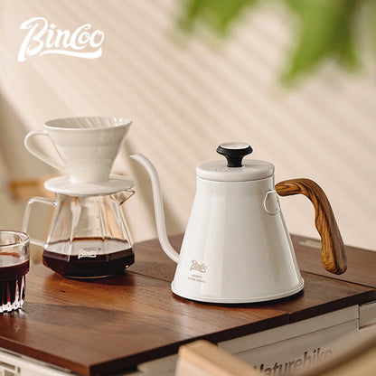 Gooseneck Coffee Brewing Pot 1L – Just Coffee Temp Gauge Edition