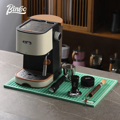 Green Coffee Bar Mat – Just Coffee Non-Slip Rubber Edition
