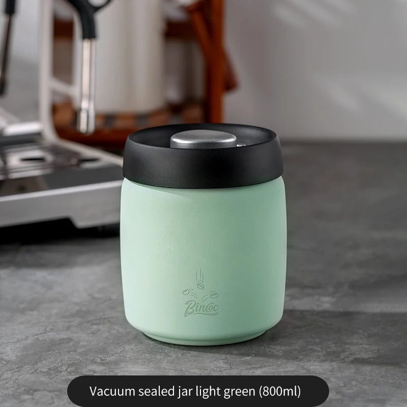 Stainless Steel Coffee Storage Canister – Just Coffee Vacuum Seal Tank