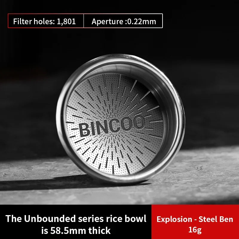 Precision Espresso Filter Basket 51/58.5mm – Just Coffee Micro-Sieve Edition