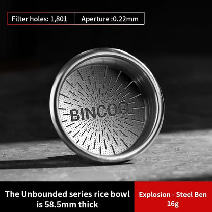 Precision Espresso Filter Basket 51/58.5mm – Just Coffee Micro-Sieve Edition