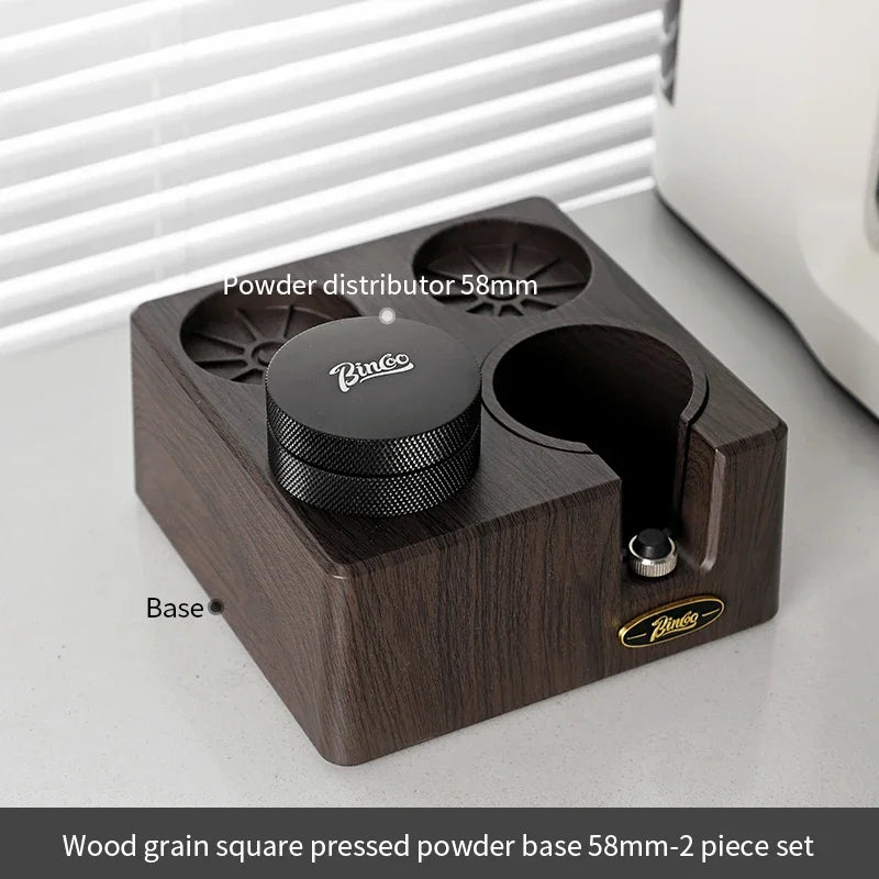 Wood Grain Square Coffee Knock Box – Just Coffee Large Barista Bucket