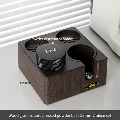 Wood Grain Square Coffee Knock Box – Just Coffee Large Barista Bucket