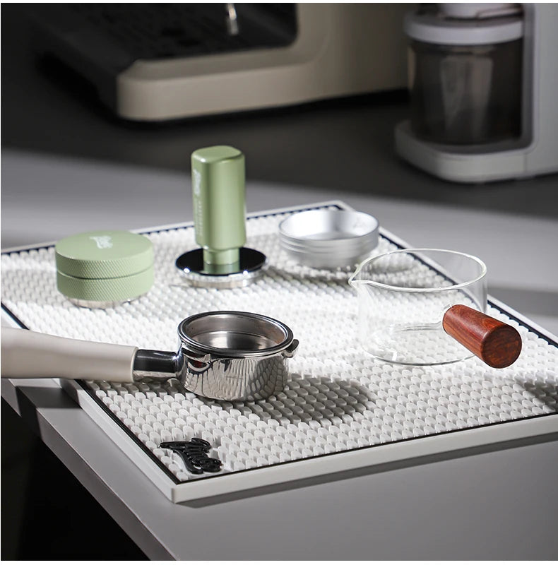 Rubber Coffee Bar Mat – Just Coffee Anti-Slip Drain Pad