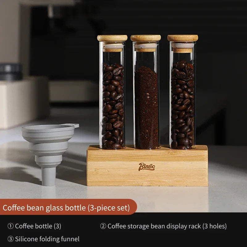 Coffee Bean Storage Tube Rack – Just Coffee Barista Display Set
