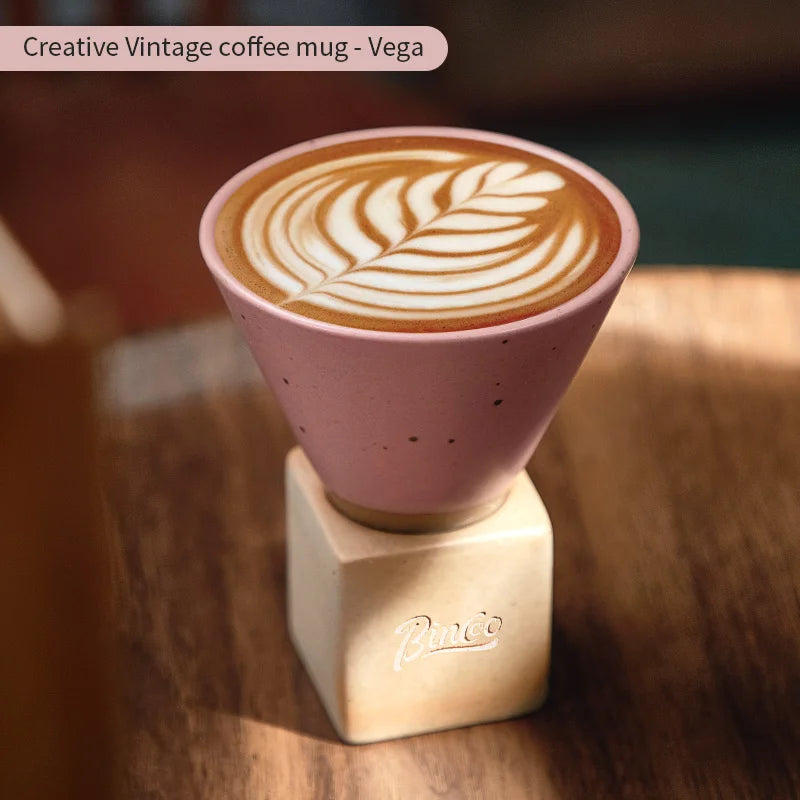 Retro Japanese Ceramic Coffee Cup Set – Just Coffee Art Glaze Edition