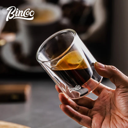 Double Wall Glass Coffee Mug 120ml – Just Coffee Espresso Edition