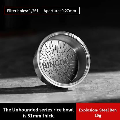 Precision Espresso Filter Basket 51/58.5mm – Just Coffee Micro-Sieve Edition
