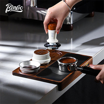 Italian Coffee Tamping Pad Set 51/58mm – Just Coffee Walnut Work Board