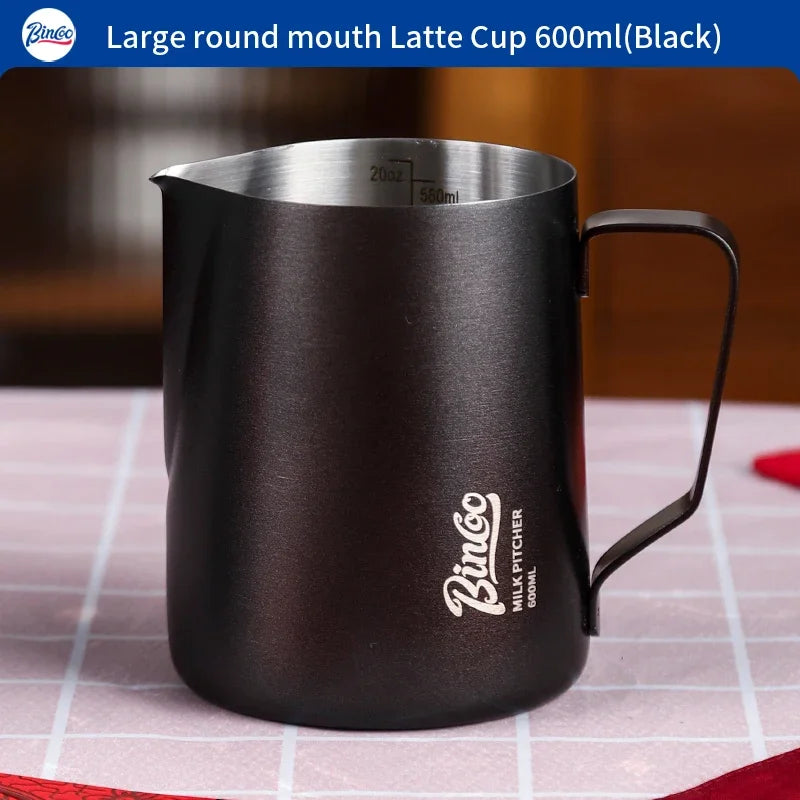 Milk Frothing Pitcher 350/600ml – Just Coffee Stainless Steel Jug