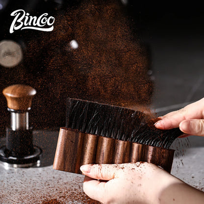 Coffee Grinder Cleaning Brush – Just Coffee Wooden Bristle Edition