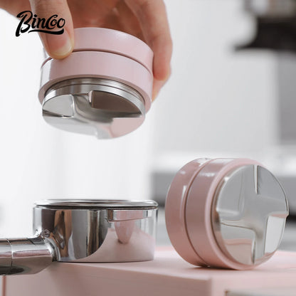 Coffee Tamper & Distributor 51/58mm – Just Coffee Calibrated Spring Leveler