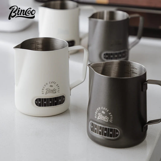 Milk Frothing Pitcher 400/600ml – Just Coffee Temp Display Edition