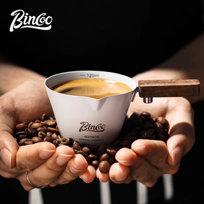 120ml Stainless Steel Measuring Cup – Just Coffee Espresso Scale Edition