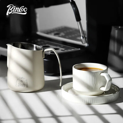 Stainless Steel Latte Art Milk Jug – Just Coffee Professional Edition