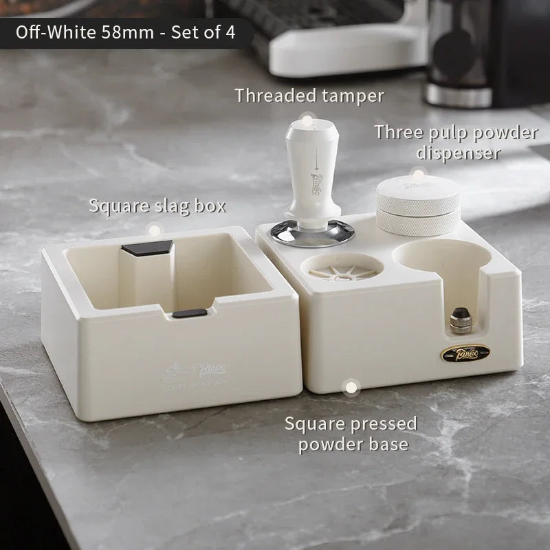 Square Coffee Knock Box – Just Coffee Barista Waste Drum