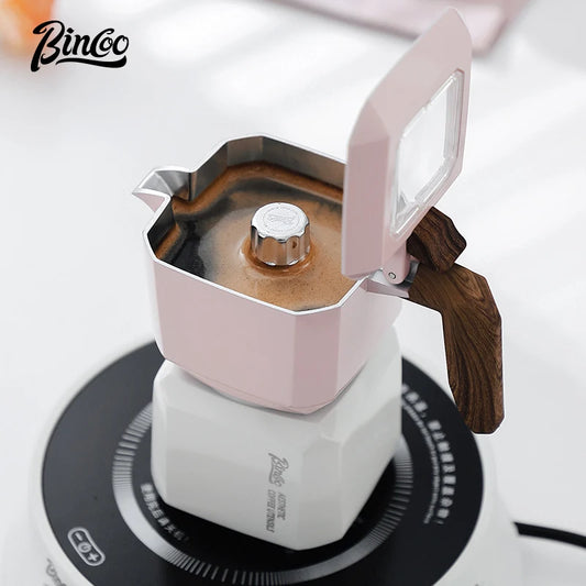 Small Rubik’s Cube Moka Pot – Just Coffee Double Valve Square Espresso Maker