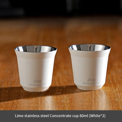 Espresso Double Wall Measuring Cup – Just Coffee Stainless Steel Edition