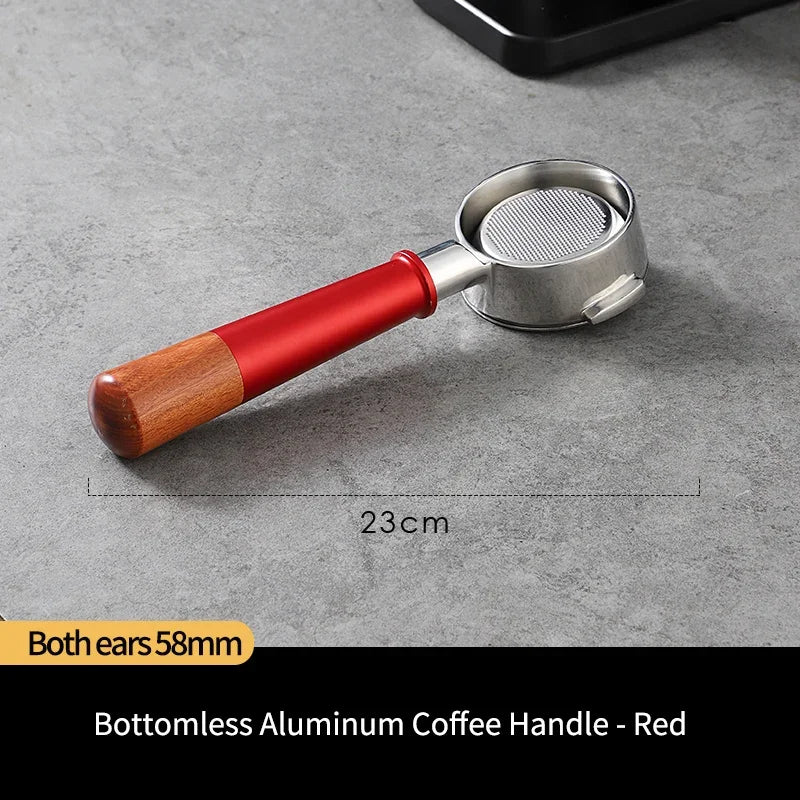 Bottomless Portafilter Handle 51/58mm – Just Coffee Stainless Steel Edition