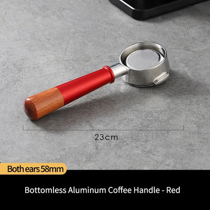 Bottomless Portafilter Handle 51/58mm – Just Coffee Stainless Steel Edition