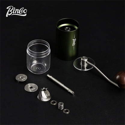 Visual Manual Coffee Grinder – Just Coffee Portable CNC Burr Hand Mill