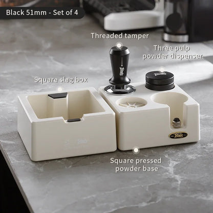Square Coffee Knock Box – Just Coffee Barista Waste Drum