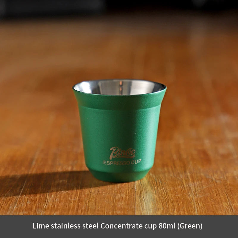 Espresso Double Wall Measuring Cup – Just Coffee Stainless Steel Edition