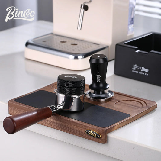 Italian Coffee Tamping Set 51–58mm – Just Coffee Walnut Barista Station
