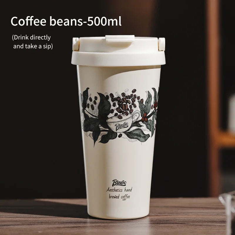 500ml Thermos Coffee Travel Mug – Just Coffee Car Cup Edition