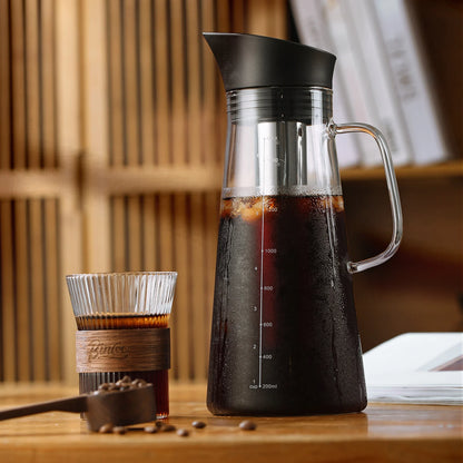 Cold Brew Coffee Maker – Just Coffee Removable Stainless Steel Filter Pitcher