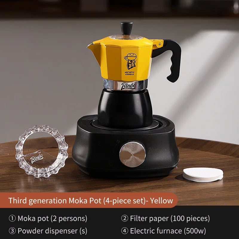 Double Valve Moka Pot – Just Coffee Italian Espresso Mocha Maker