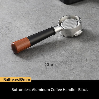 Bottomless Portafilter Handle 51/58mm – Just Coffee Stainless Steel Edition