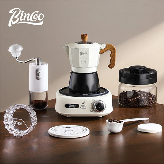 Dual Valve Moka Pot – Just Coffee Italian Espresso Maker 220V Set