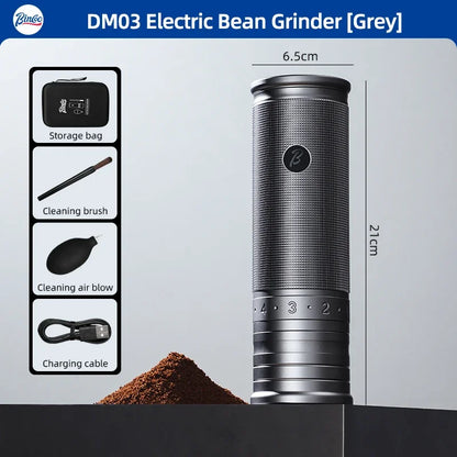 Electric Coffee Bean Grinder – Just Coffee All-Metal Portable Mini Mill